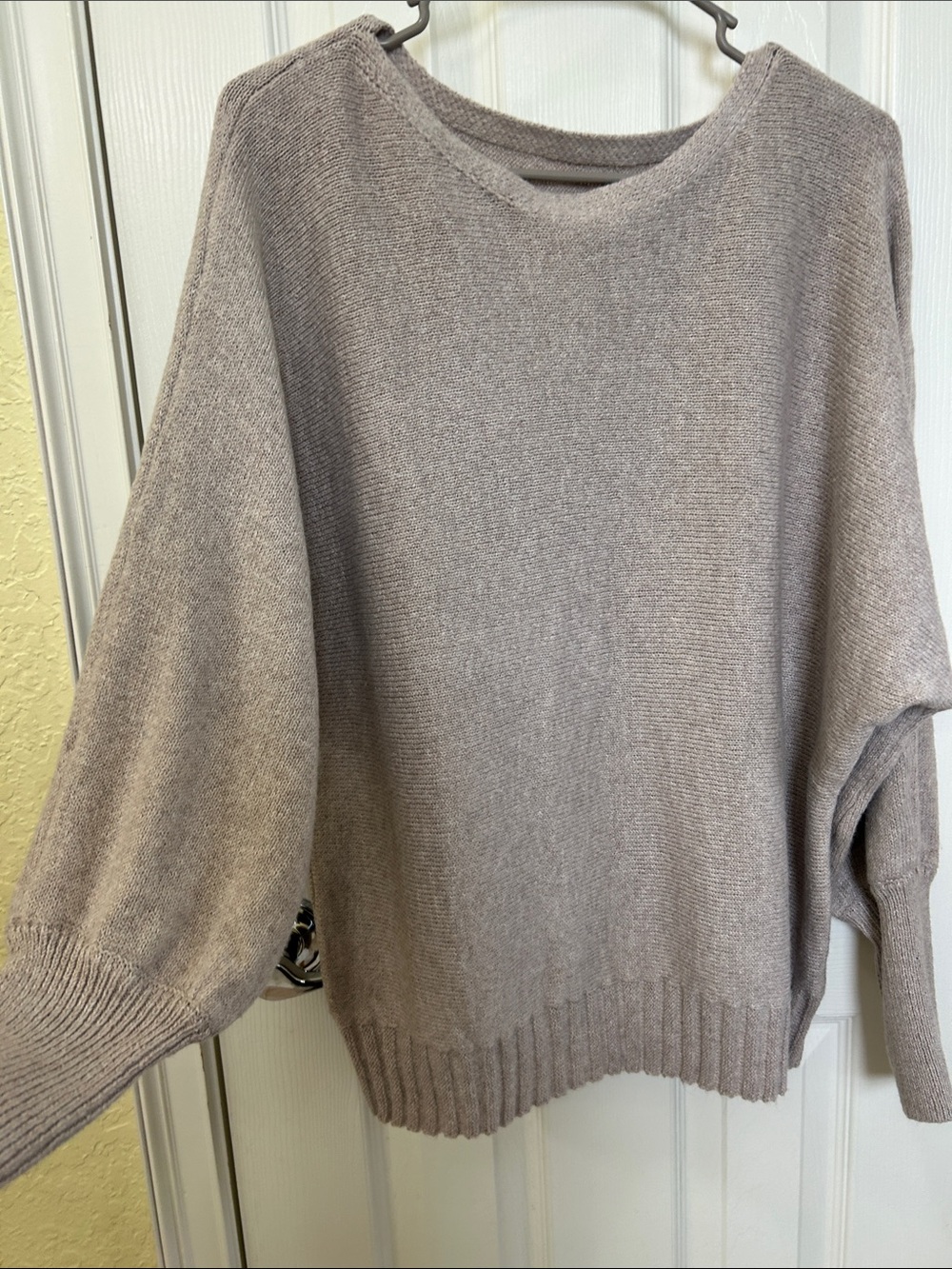 SHEIN Taupe-Gray Crewneck Sweater